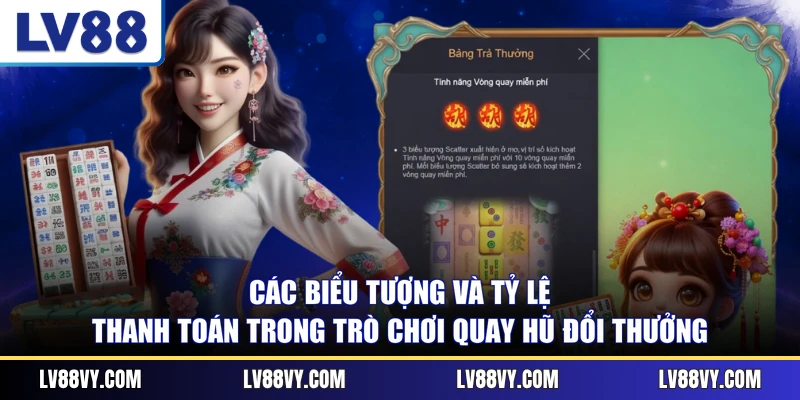 Các biểu tượng và tỷ lệ thanh toán trong trò chơi quay hũ đổi thưởng